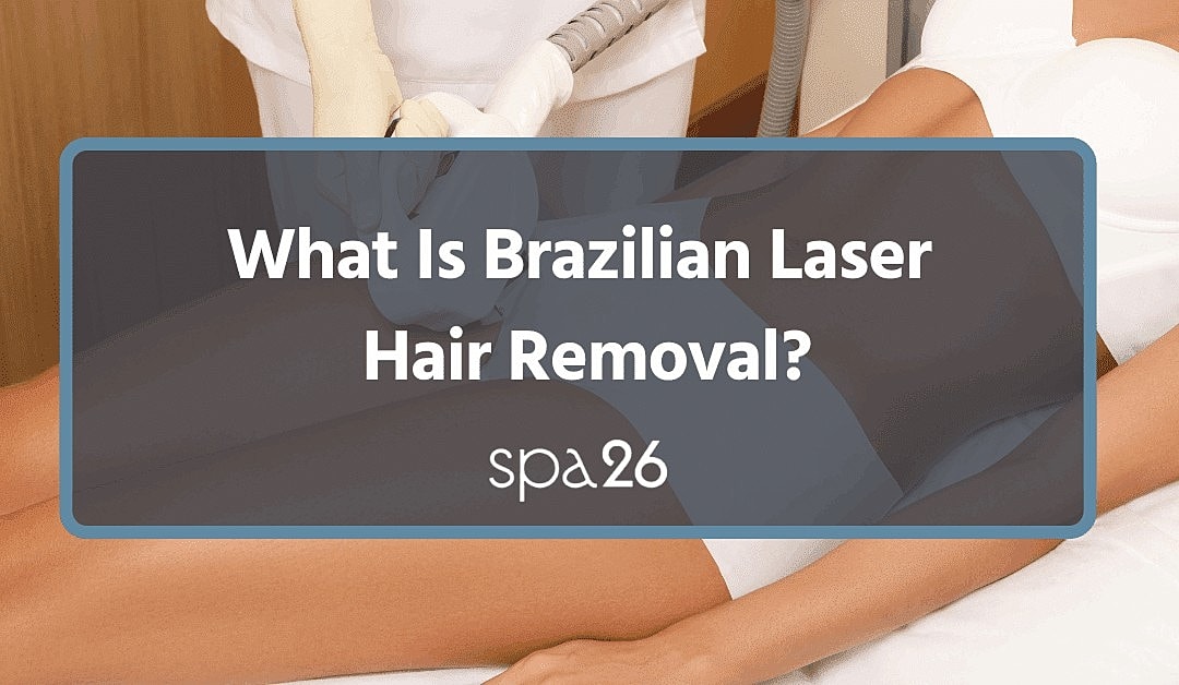 Brazilian laser hair removal informational graphic