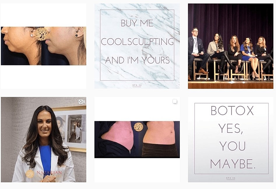 Beauty treatments and consultations in a spa setting.