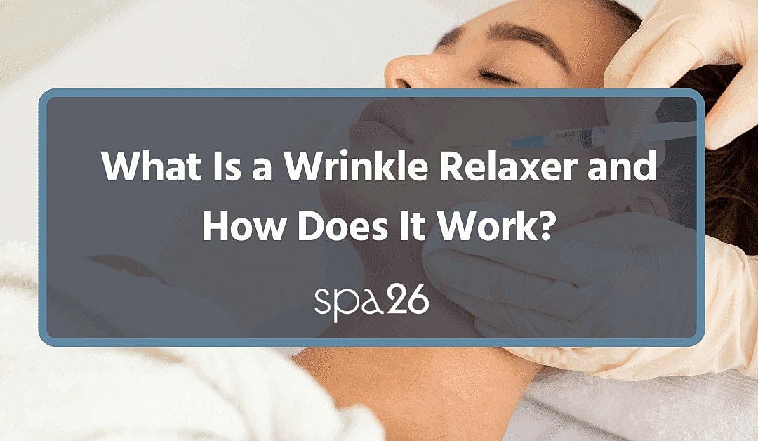 Wrinkle relaxer treatment at a spa.